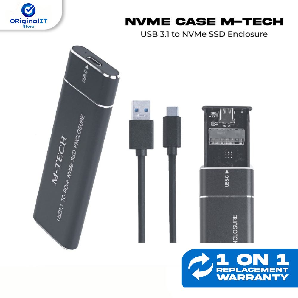 Casing SSD NVME USB Type C SSD Enclosure up to 10Gbps