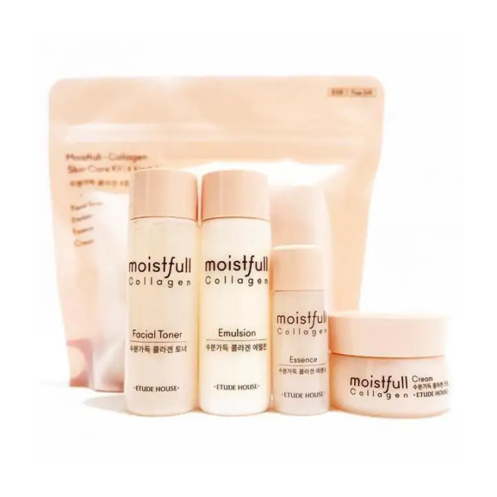 4 Pcs Paket Etude House Moistfull Collagen Essence Facial Toner Cream Emulsion Kit Lazada Indonesia