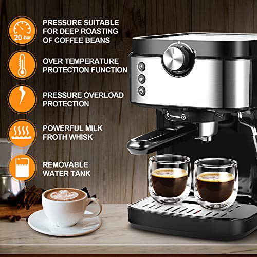 Espresso Machine 20 Bar Coffee Machine 