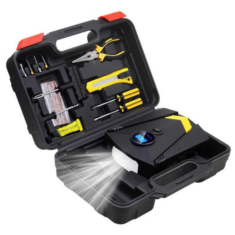 Modern Sense Inflator Pompa Angin Ban Mobil Car Air Compressor 120W Tool Set - Go Market