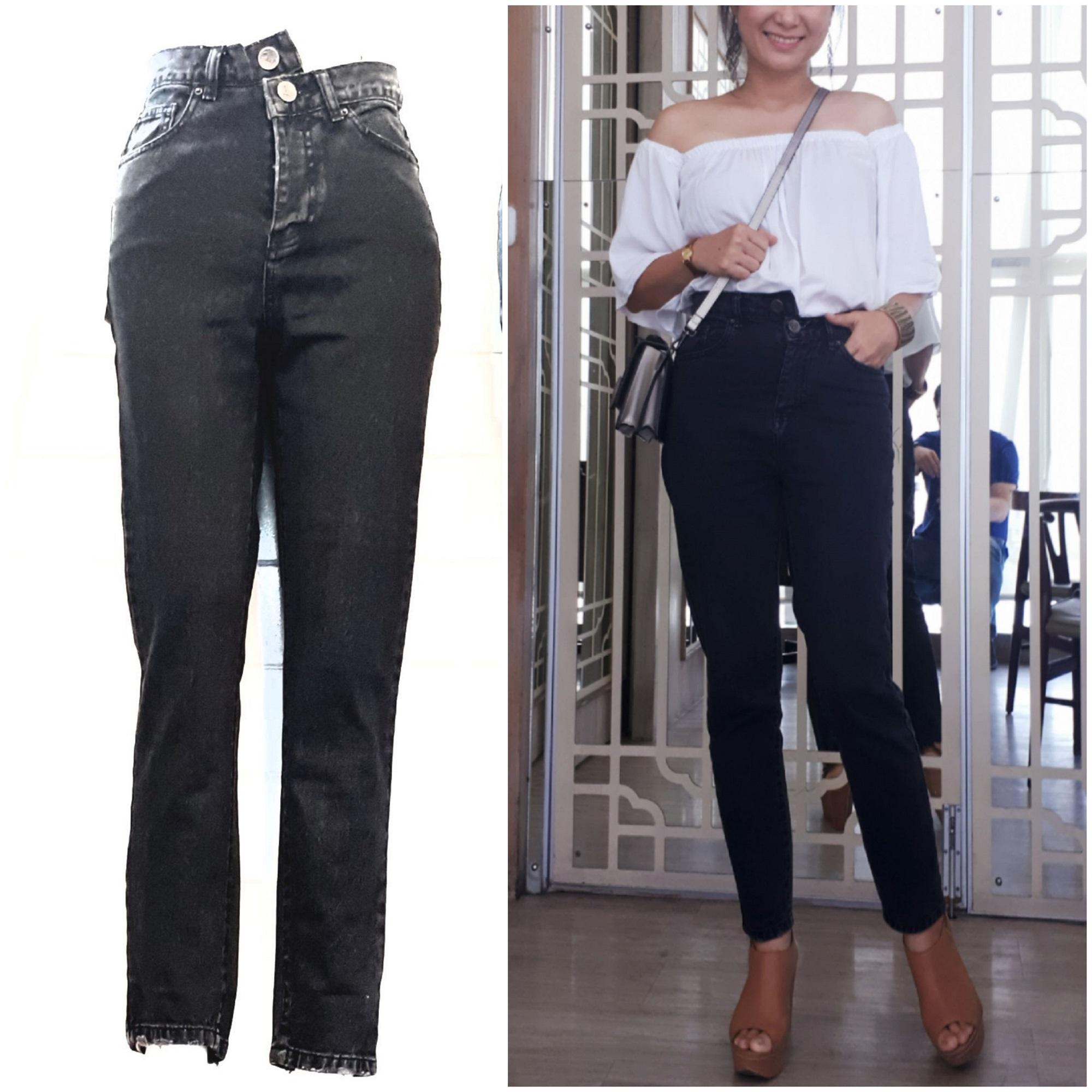 Fox-CELANA PANJANG JEANS WANITA IMPORT ( PHOTO PRODUK ASLI)