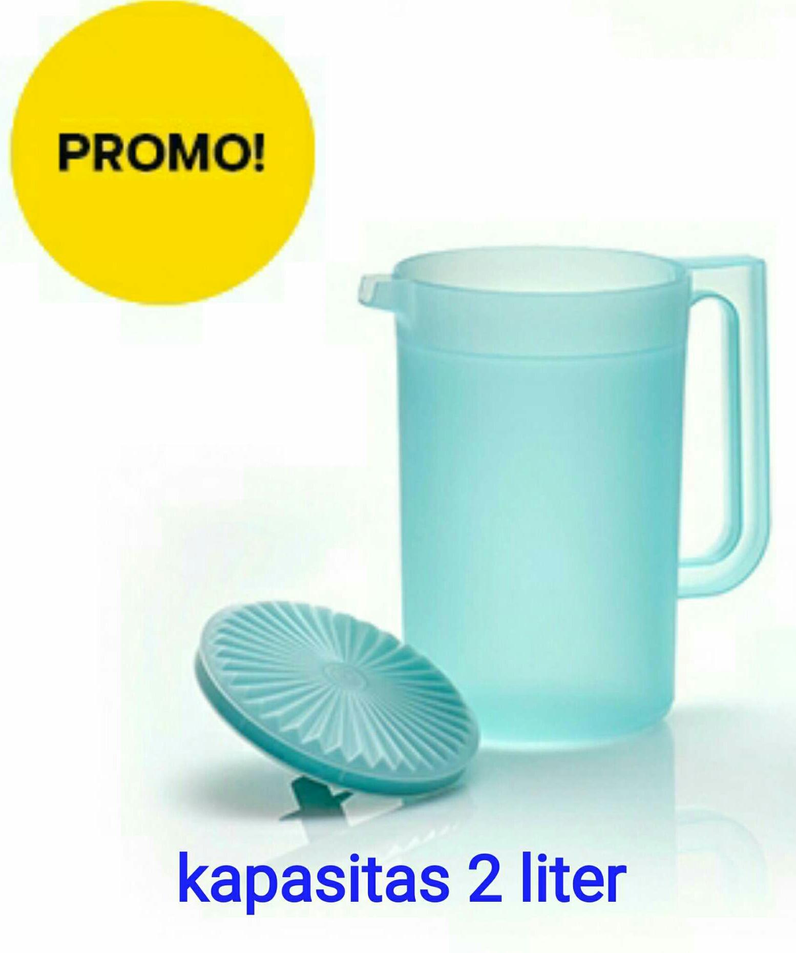 tupperware pitcher 2L biru