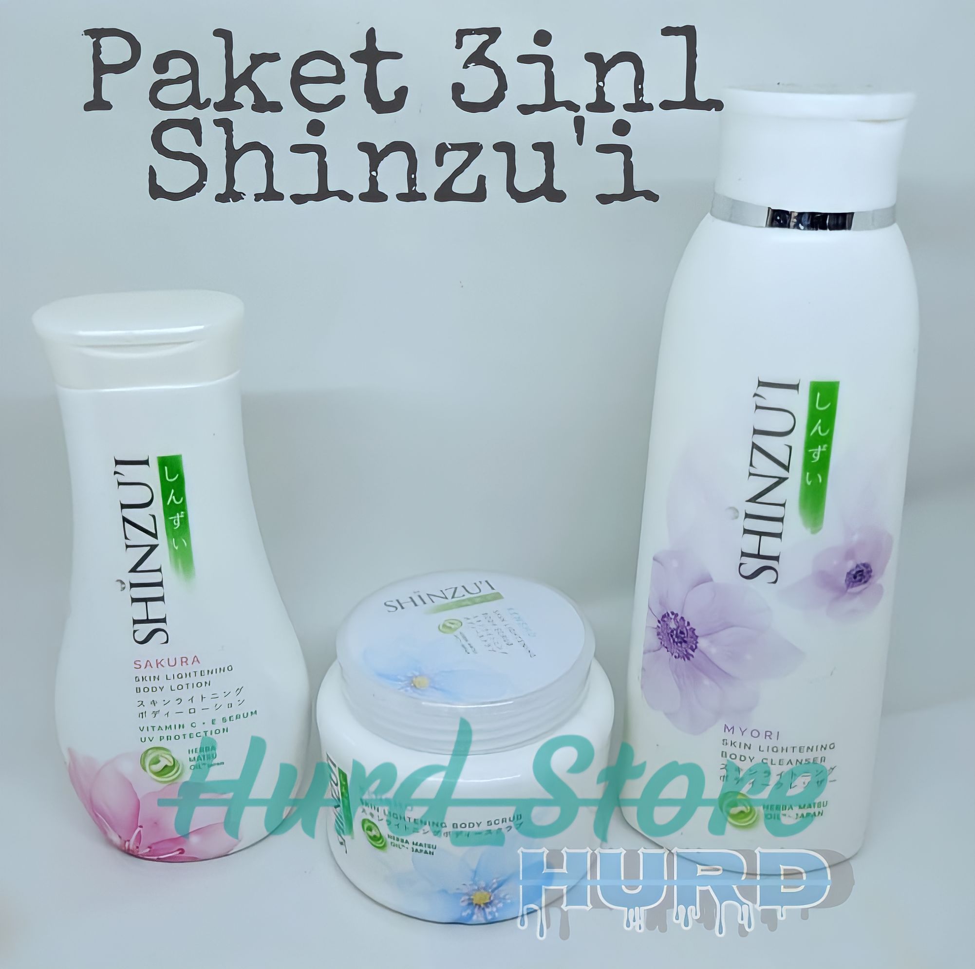 Paket 3in1 SHINZUI Original BPOM Body Lotion Shinzui 100ml Body