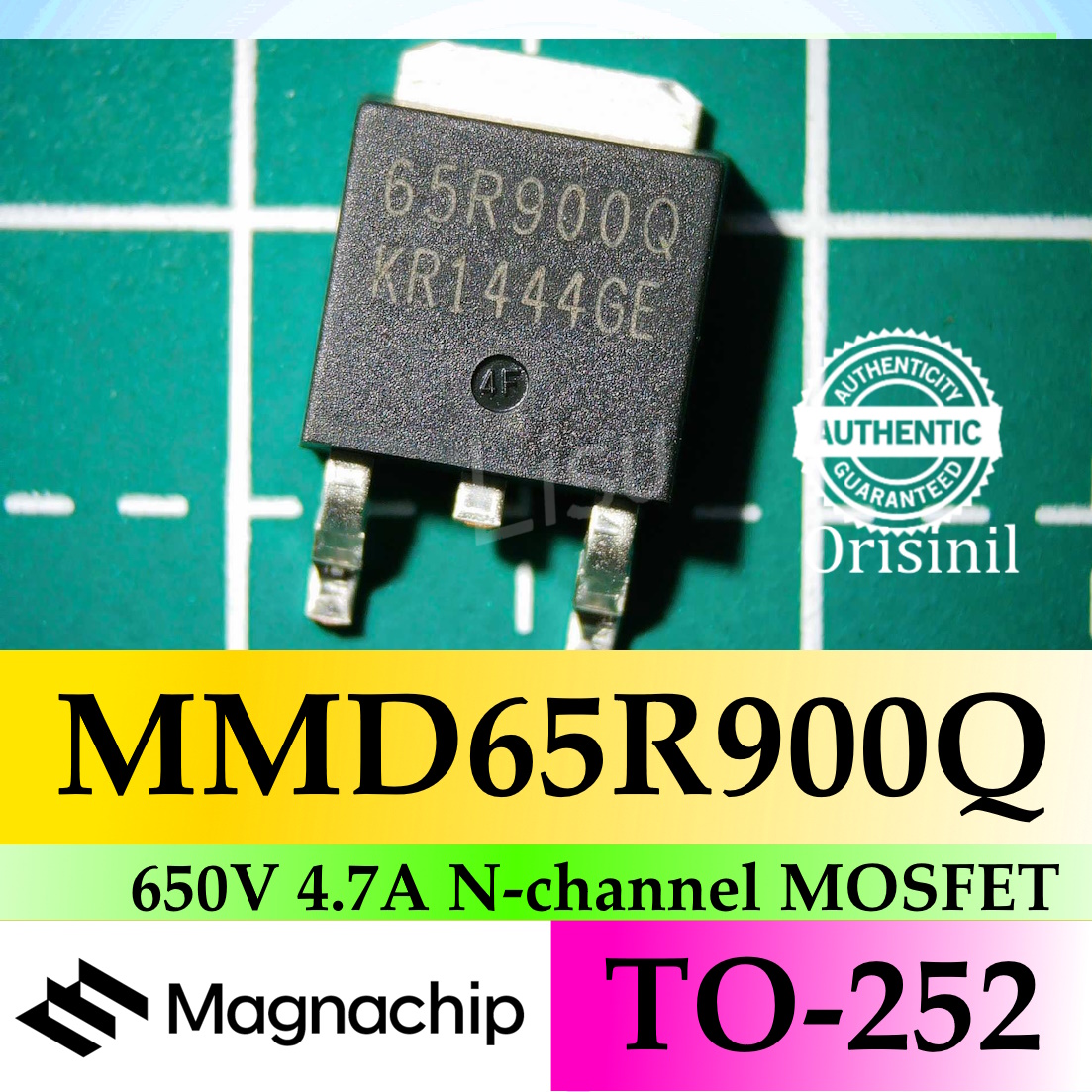 MMD65R900Q 650V 4.7A 0.90Ω N-channel MOSFET 65R900Q MagnaChip ORIGINAL ...