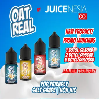 Paket Hemat 5 Botol Premium Liquid Vape E Liquid Pod Oat Real Oat