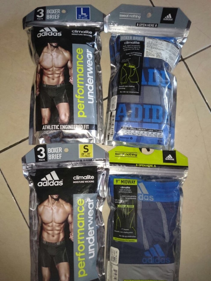 adidas sport performance athletic boxer briefs