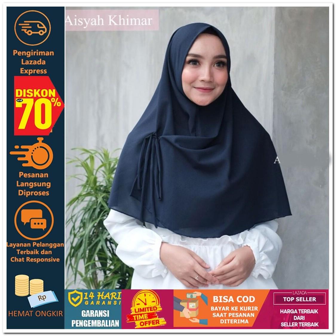 Sneakers World HIJAB AISYAH KHIMAR INSTAN HIJAB JILBAB INSTAN MURAH KHIMAR SIMPLE Hijab Jilbab Segi Empat Square Pashmina Kerudung Khimar Pesta Kondangan Nikahan Simple Pet Instan Instant Bergo Kekinian Trendy