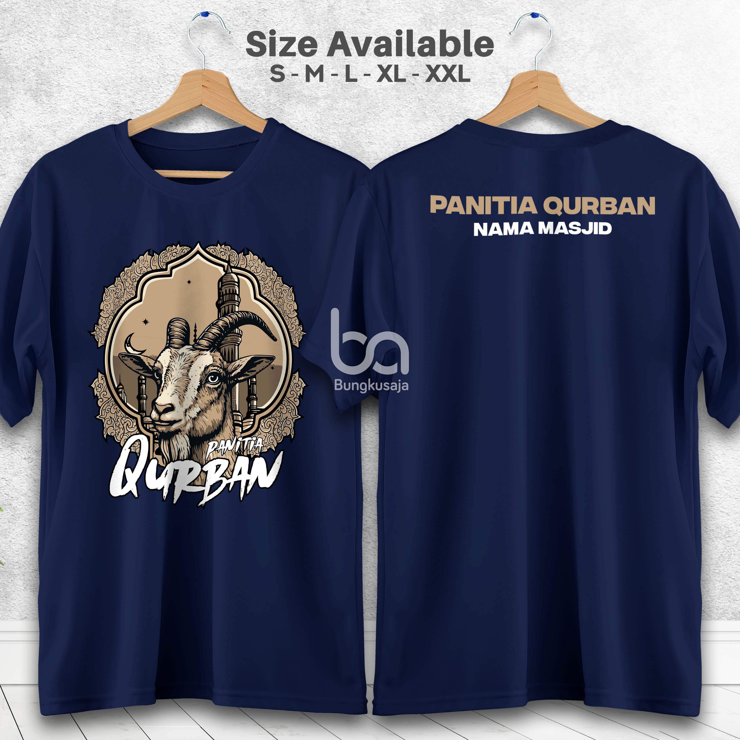 Kaos Panitia Qurban 2023 Custom Nama Masjid Mushola Baju Pembunuh ...