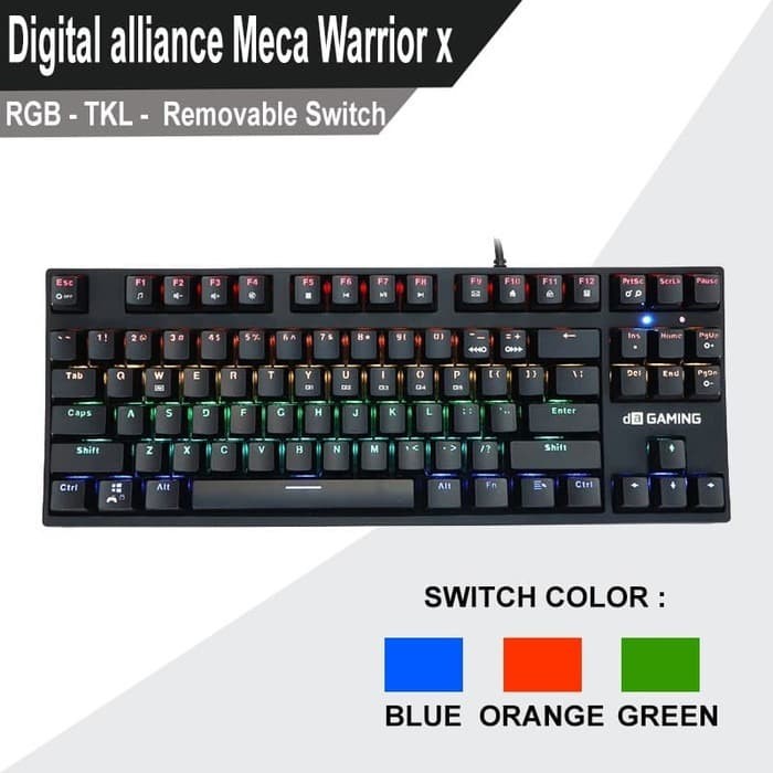 keyboard meca warrior x rgb