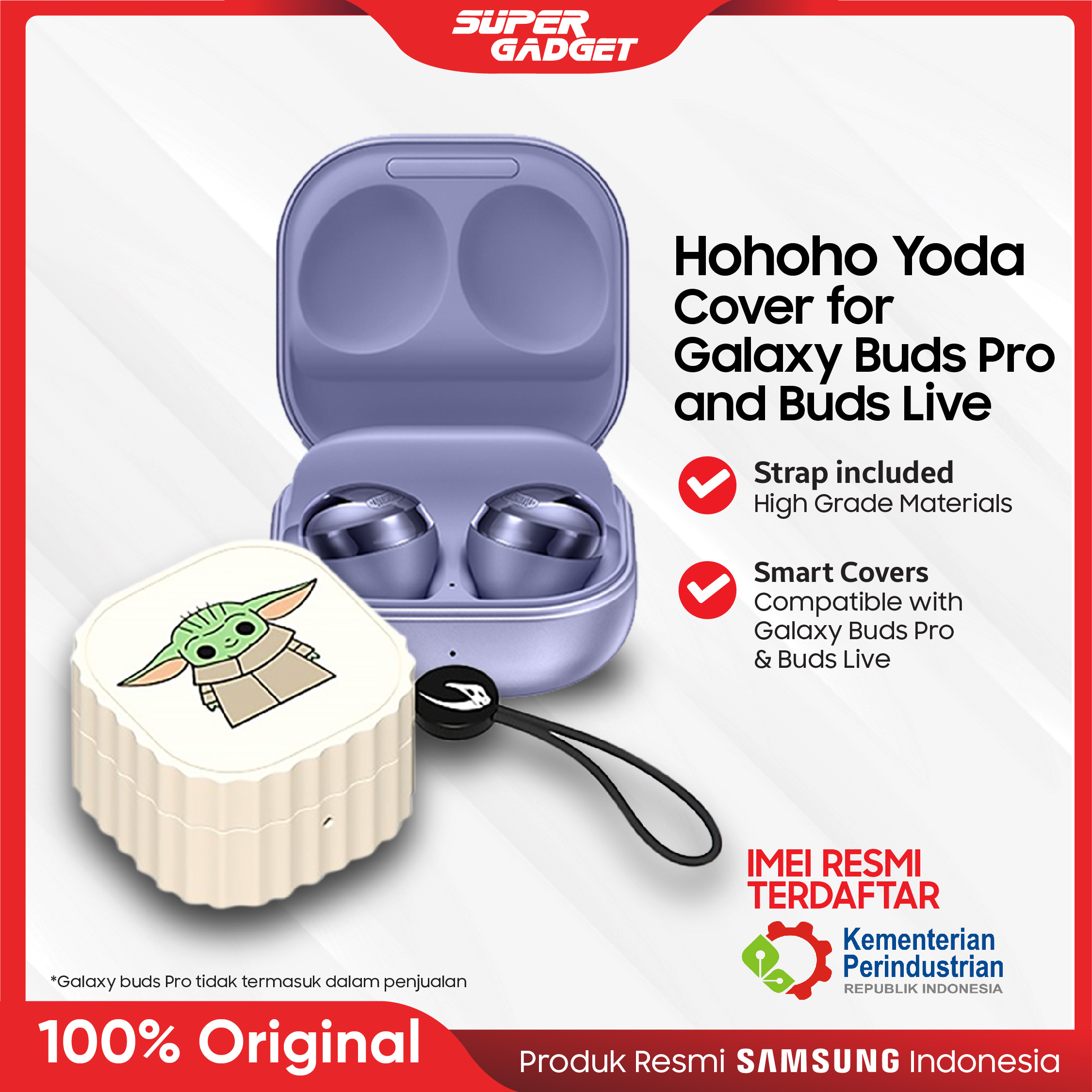 HOHOHO YODA COVER GALAXY BUDS PRO BUDS 