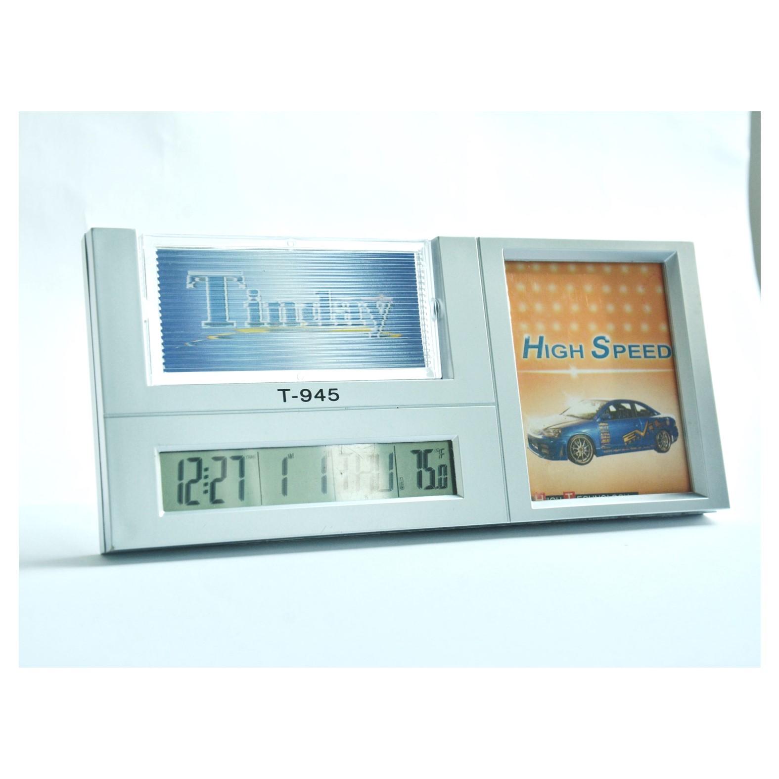 Jam Digital Meja Jam Meja Digital Alarm Clock Dengan Pigura dan Tempat