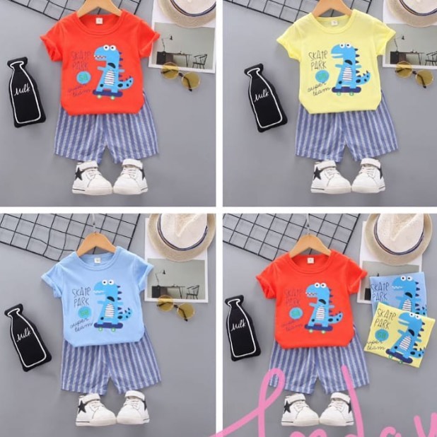 IMPORTED! DINO AND SKATE SUIT stelan 