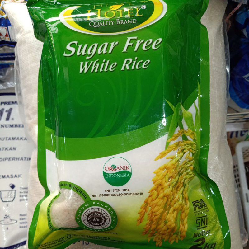 Beras Diabetes Hotel Sugar Free White Rice 2kg Lazada Indonesia