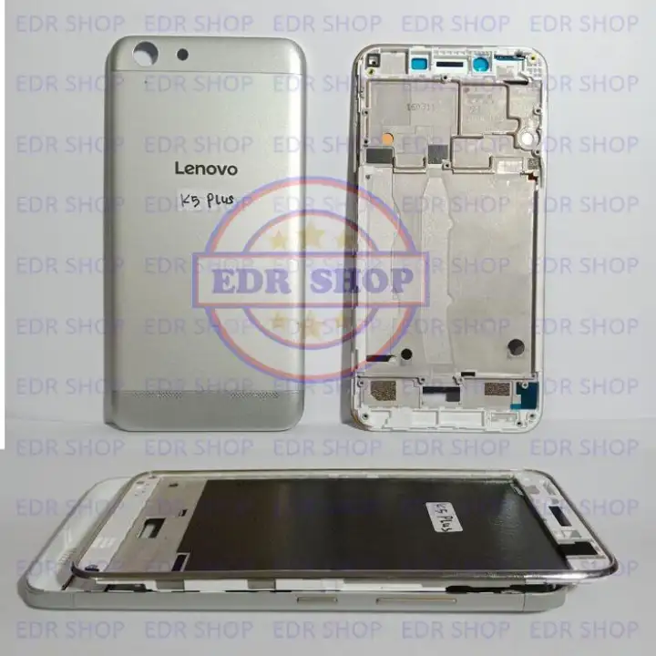 Kesing Lenovo K5 Plus A6020 A6020a46 Casing Housing Tatakan Lcd Dudukan Mesin Original Fullset Silver Lazada Indonesia