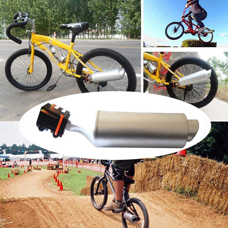 as The Picture BEYST Bicycle Exhaust Sound System,Bike Turbo Exhaust Pipe with Sound Effect Motorcycle Noise Maker Cycling Accessories 35 x 7.5 cm