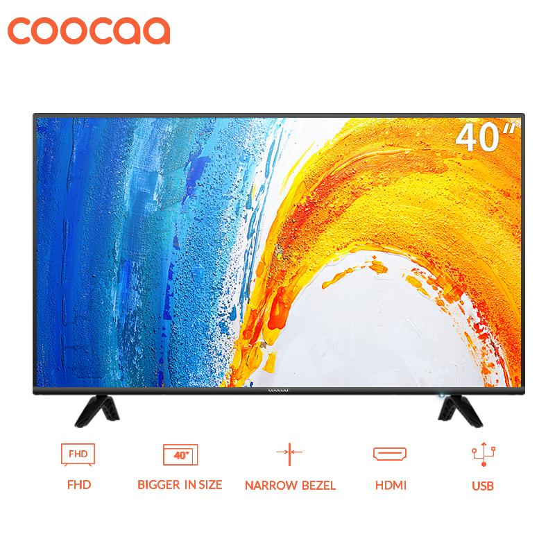 COOCAA LED TV 40 inch - Full HD Panel - Slim - USB/HDMI (Model : 40D3A)