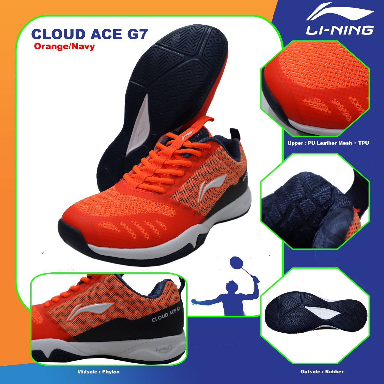 Jual Sepatu Badminton Pria Li Ning Terbaru Lazada Co Id