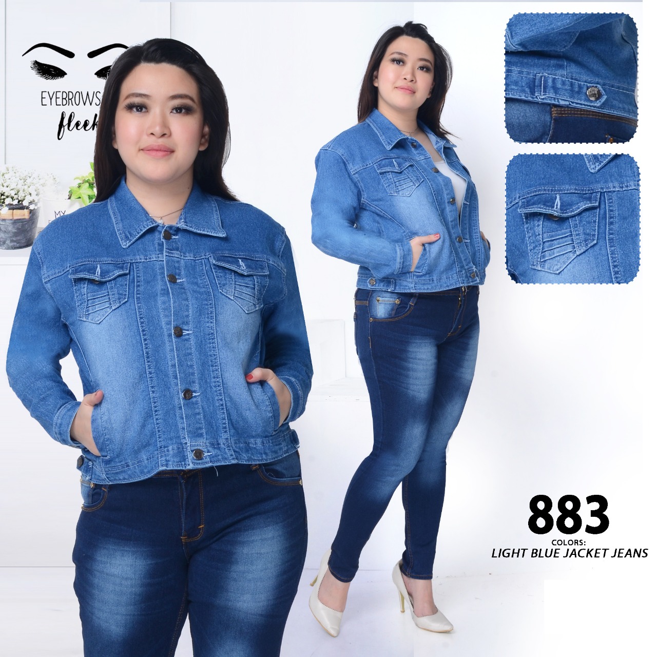 jaket jeans big size