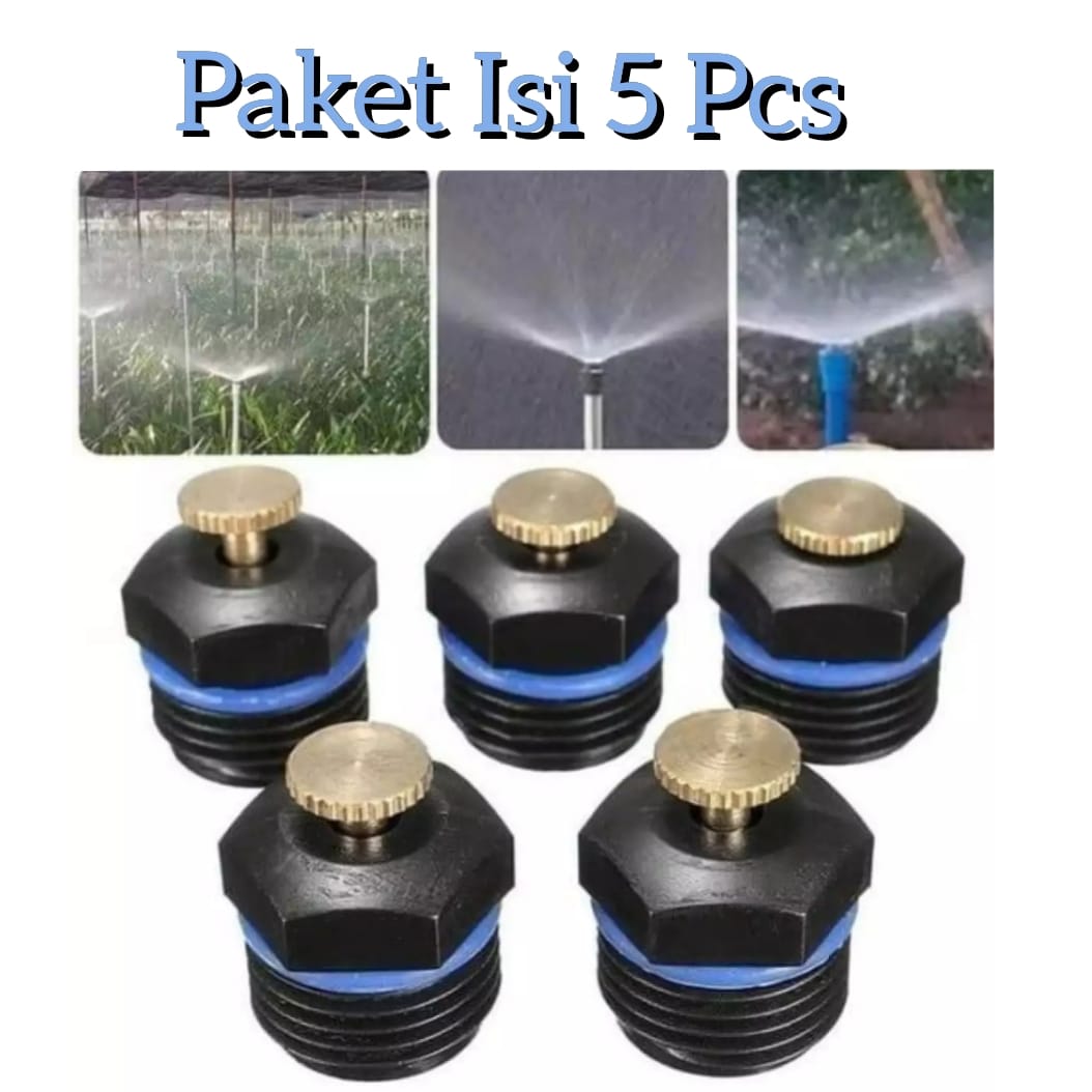 ELINK - Paket 5 Pcs Sprinkler Sprayer 1/2 inci Thread Head Penyiram ...
