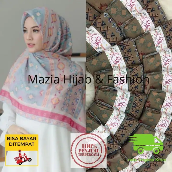 Promo Cod Hijab Denay Kw Motif Terbaru 2020 Jilbab Segi Empat Deenay Kw Kerudung Segi Empat Motif Terbaru 2020 Motif Tribal Lazada Indonesia