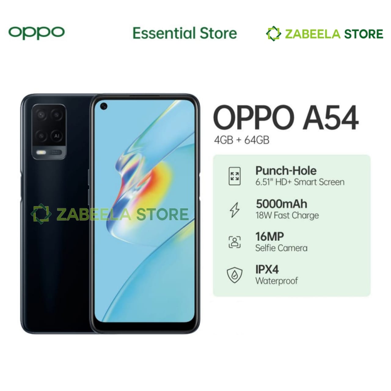 spek oppo a54 ram 4 64