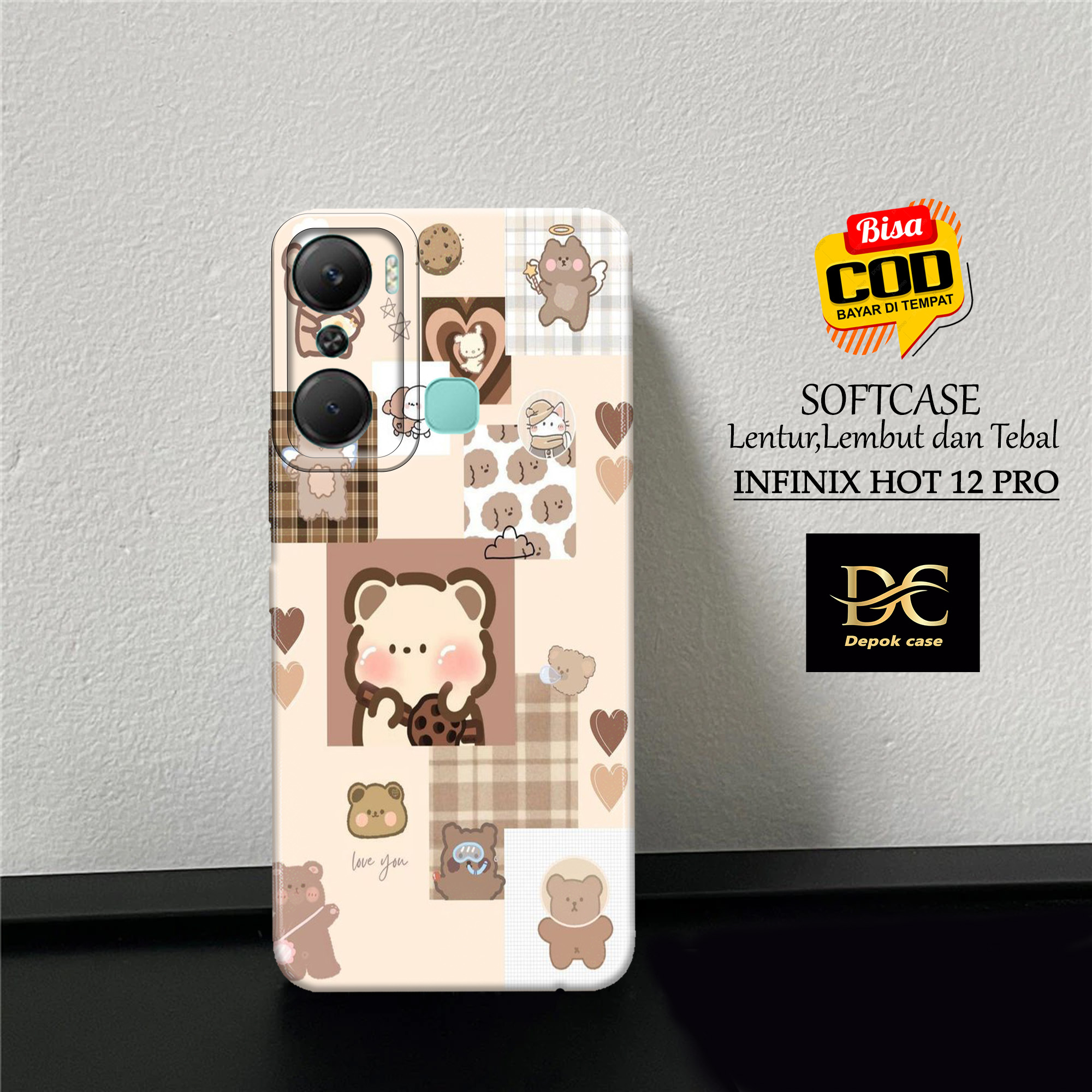 casing hp infinix hot 12