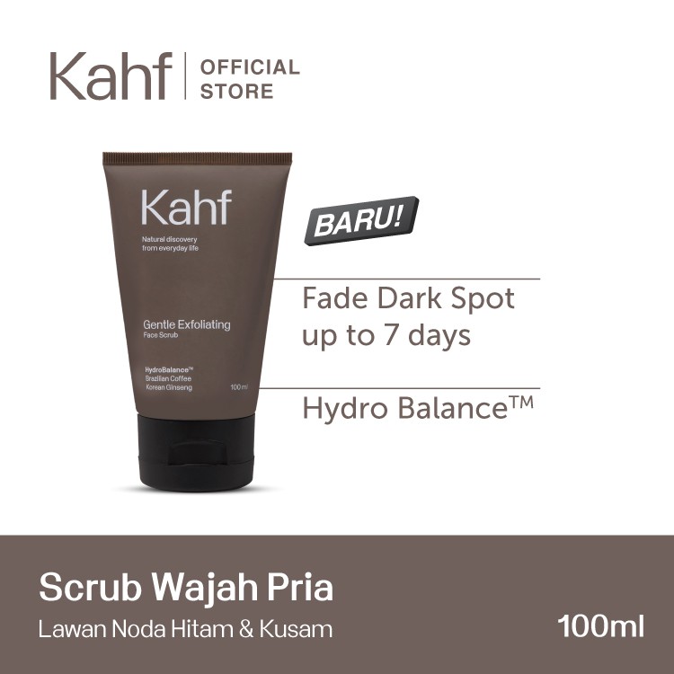 KAHF FACIAL WASH 100 ML SABUN PEMBERSIH WAJAH PRIA Lazada Indonesia