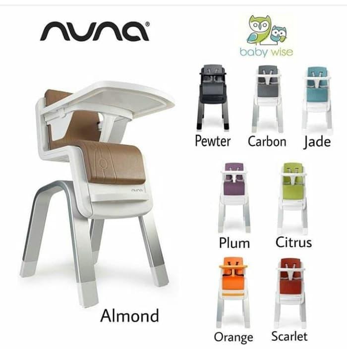 nuna zaaz high chair carbon