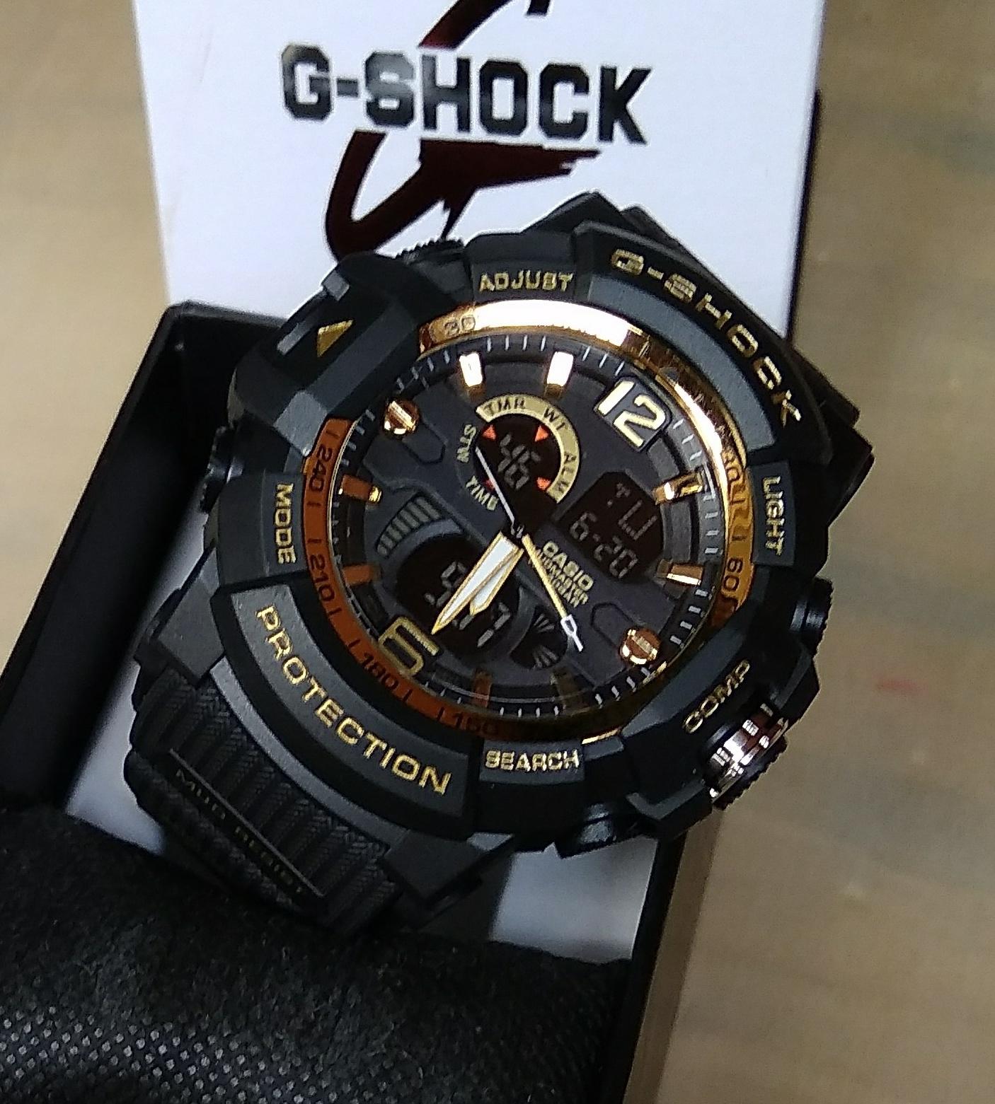 PROMO JAM TANGAN SPORT FASHION PRIA CASIO G SHOCK_GS G2508 NEW DUAL TIME TAHAN AIR / WATER RESIST TERBARU