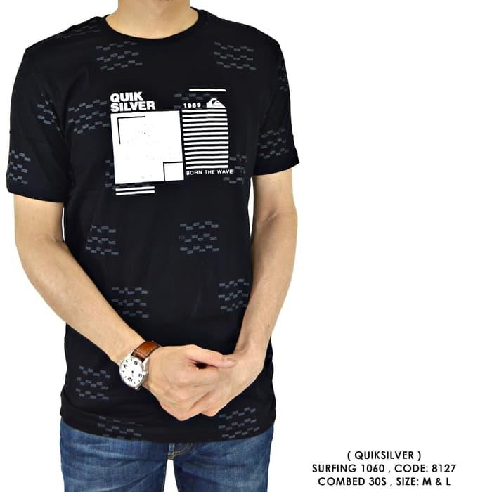 PROMO BAJU KAOS COWOK PRIA SURFING DISTRO QUIKSILVER 145