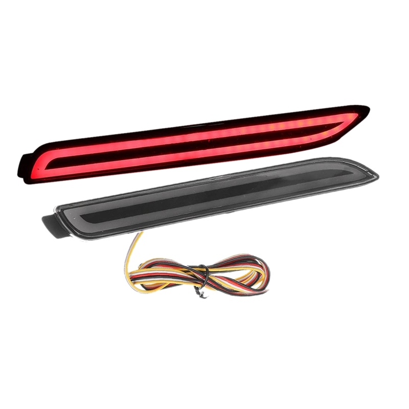 3 Functions LED Car Rear Bumper Reflector Tail Brake Light Bar for Toyota Camry Reiz-WISH SIENNA Innova-Lexus ISF GX470 RX300