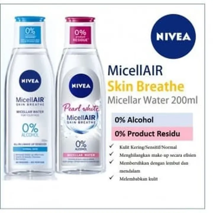 nivea micellar water dry skin