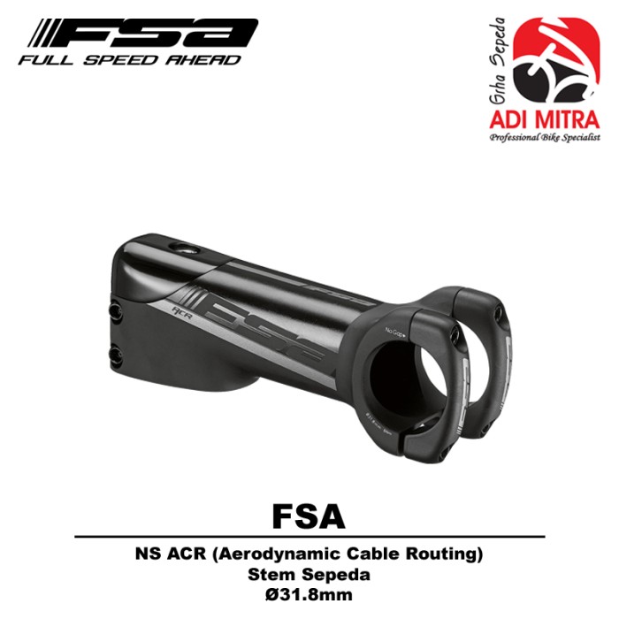 Fsa Ns FSA NS ACR Aerodynamic Cable Routing Stem Sepeda