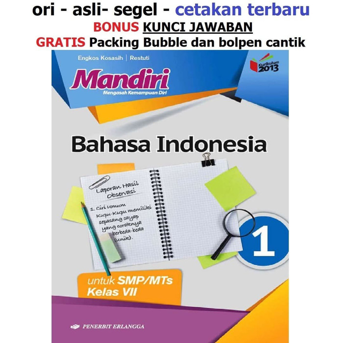 Jual Buku Bahasa Indonesia Kelas 7 Terbaru Lazada Co Id