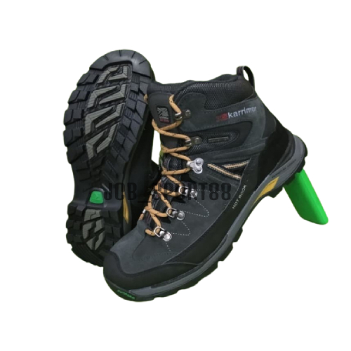Sepatu Gunung Karrimor Hot Rock Charcoal Yellow Anti Air Original