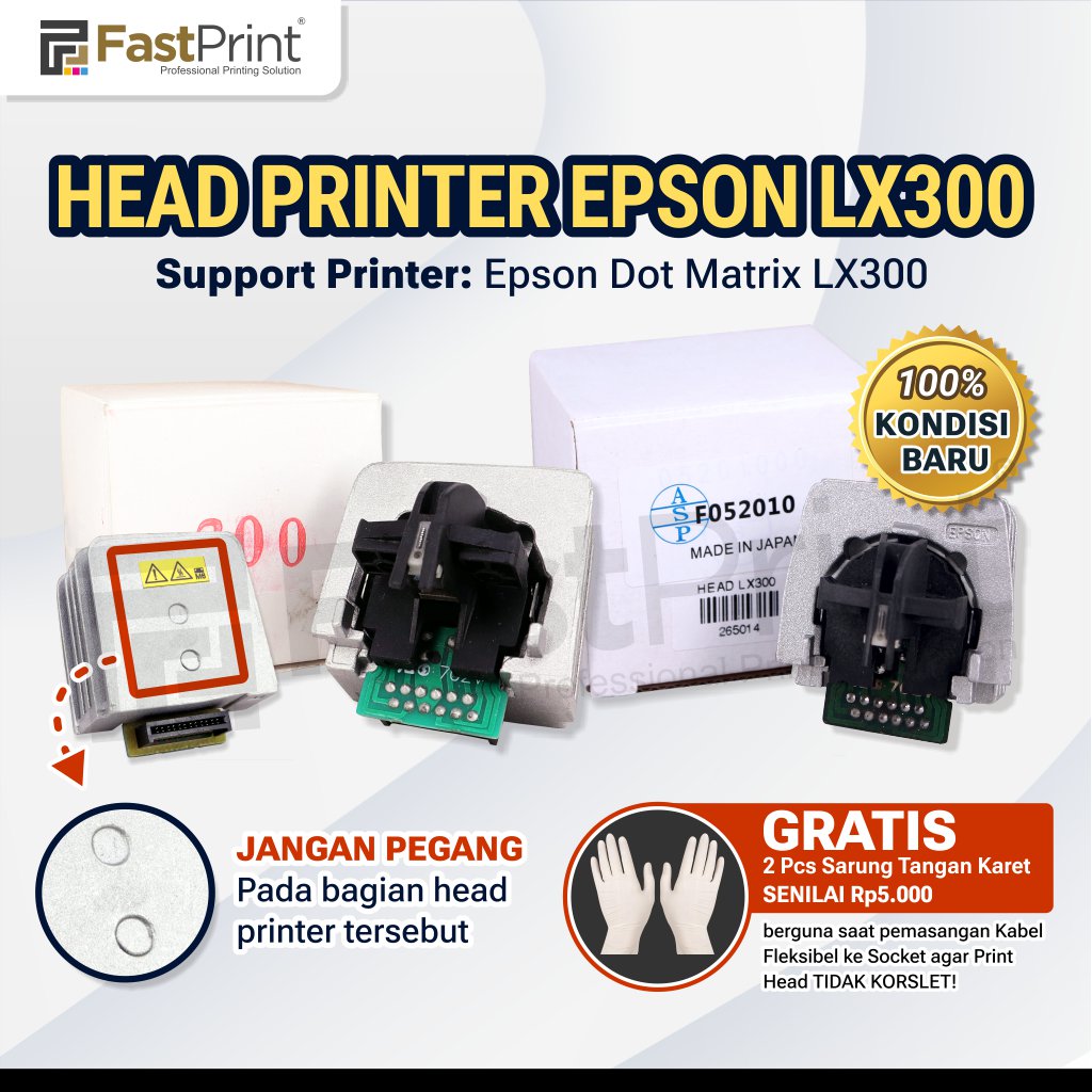 Print Head Printer Dot Matrix Epson LX300 Lazada Indonesia
