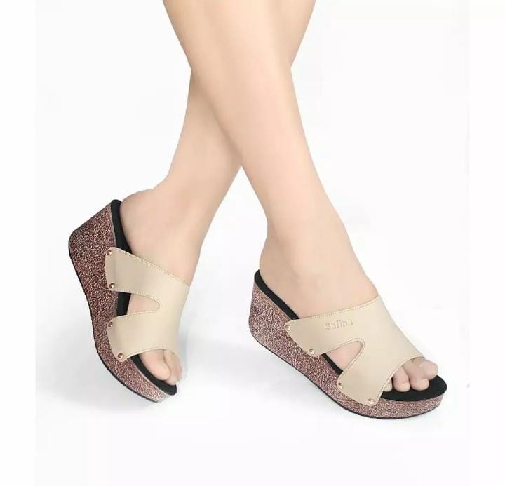 Sandal Wanita Wedges Ringan Cassual Kondangan Rizkiana Olshop Lazada Indonesia