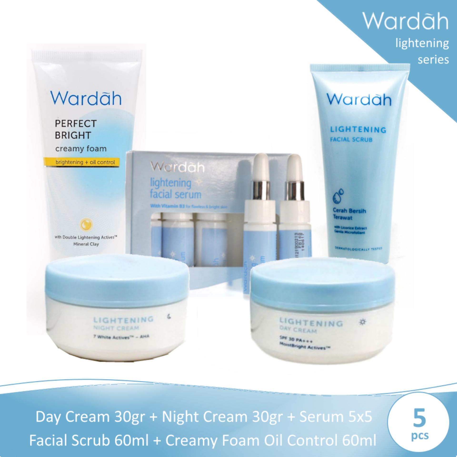Wardah Paket Lightening Series 30 gr - Untuk Kulit Berminyak