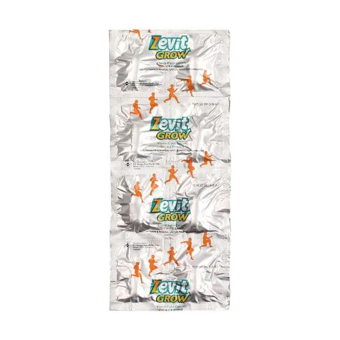 Zevit Grow Multivitamin Remaja Vitamin C Kalsium Zinc Vitamin D
