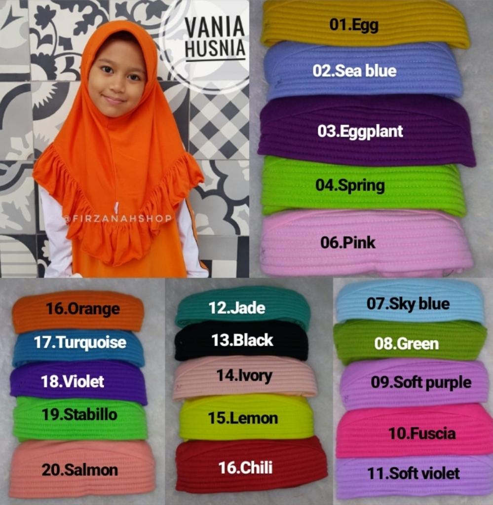 Jilbab Anak Vania Curly Husnia