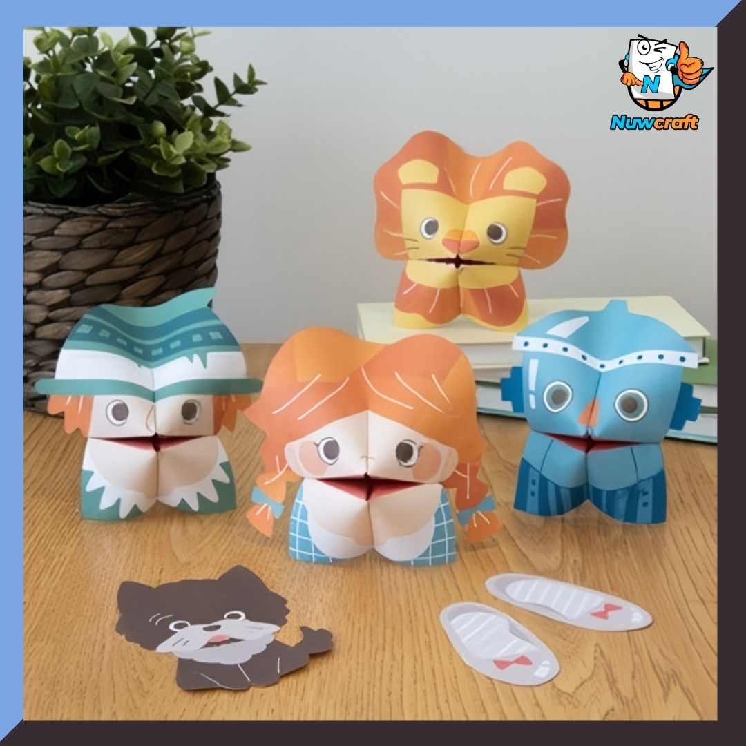 Paper Fortune Teller Puppet (The Wizard of Oz) papercraft Lazada