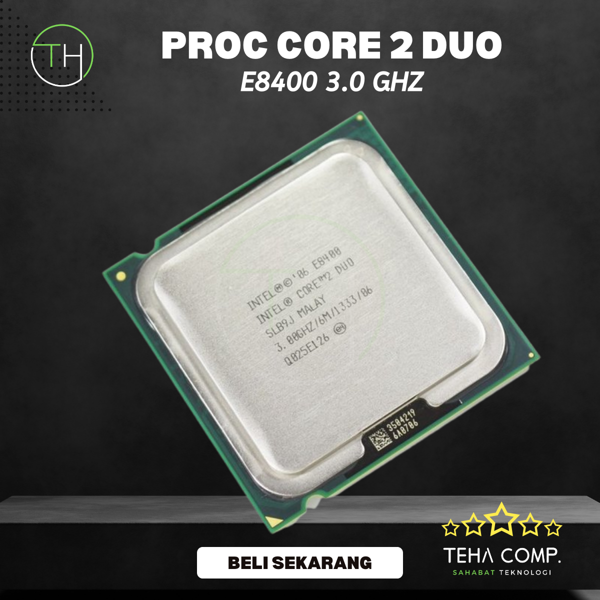 Prosesor Intel Quad Core C2Q Q8400 Core 2 Duo C2D E8400 Proc Bekas ...