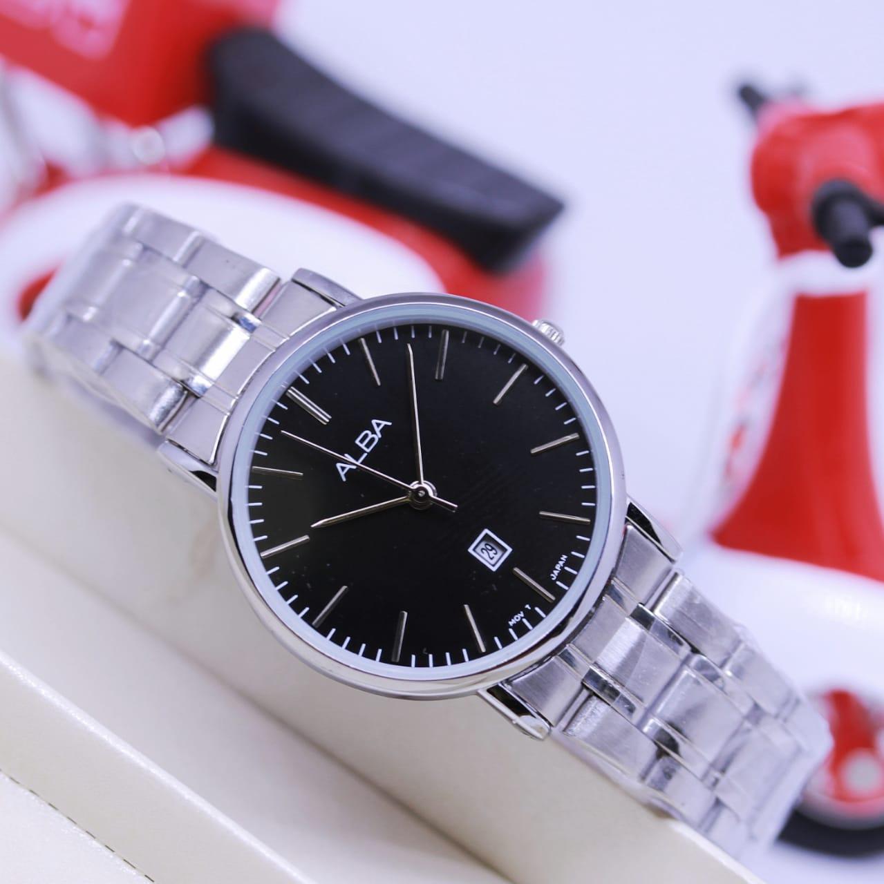 Jam Tangan wanita fashion Alba Tanggal On Tali Rantai exclusive