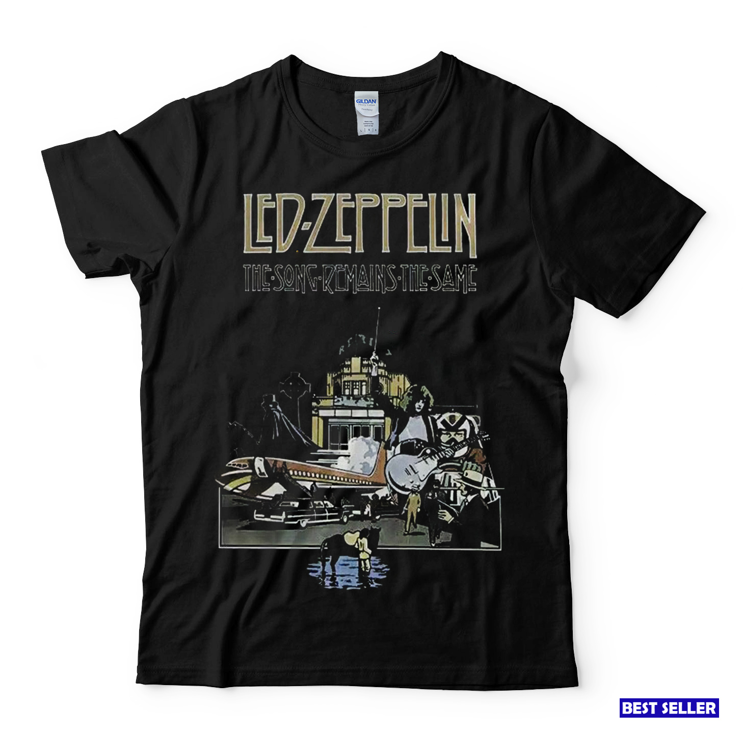 Gildan -Baju kaos musik band merch 