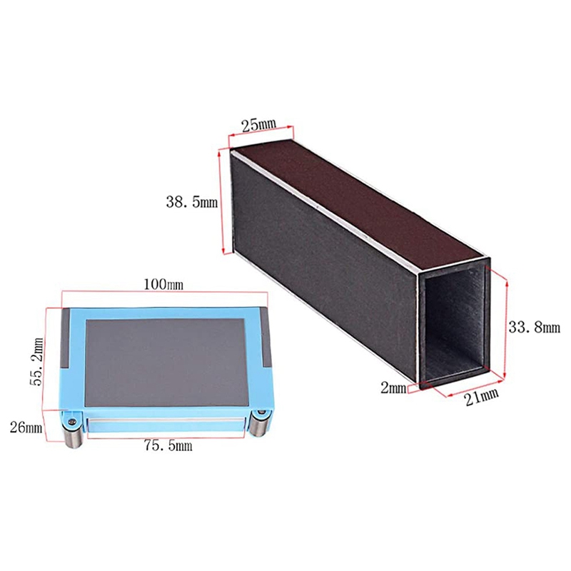 Guitar Saddle Sander Nut Polishing Kit with Sandpaper Abrasive Saddle