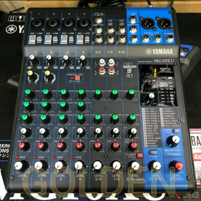 Mixer Yamaha Mg 10 Xu Grade A Garansi 1 Tahun Lazada Indonesia