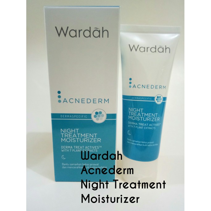 acnederm night treatment moisturizer
