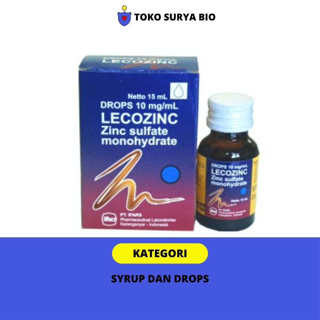 LECOZINC DROP VITAMIN ZINC MULTIVITAMIN IFARS OBAT DIARE BAYI Lazada