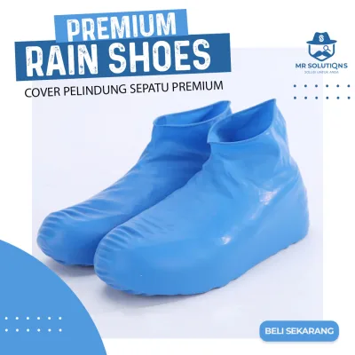 Pelindung Sepatu Anti Air Shoes Shoe Rain Cover Jas Hujan Mantel Mantol Sarung Sepatu Anti Air Hujan