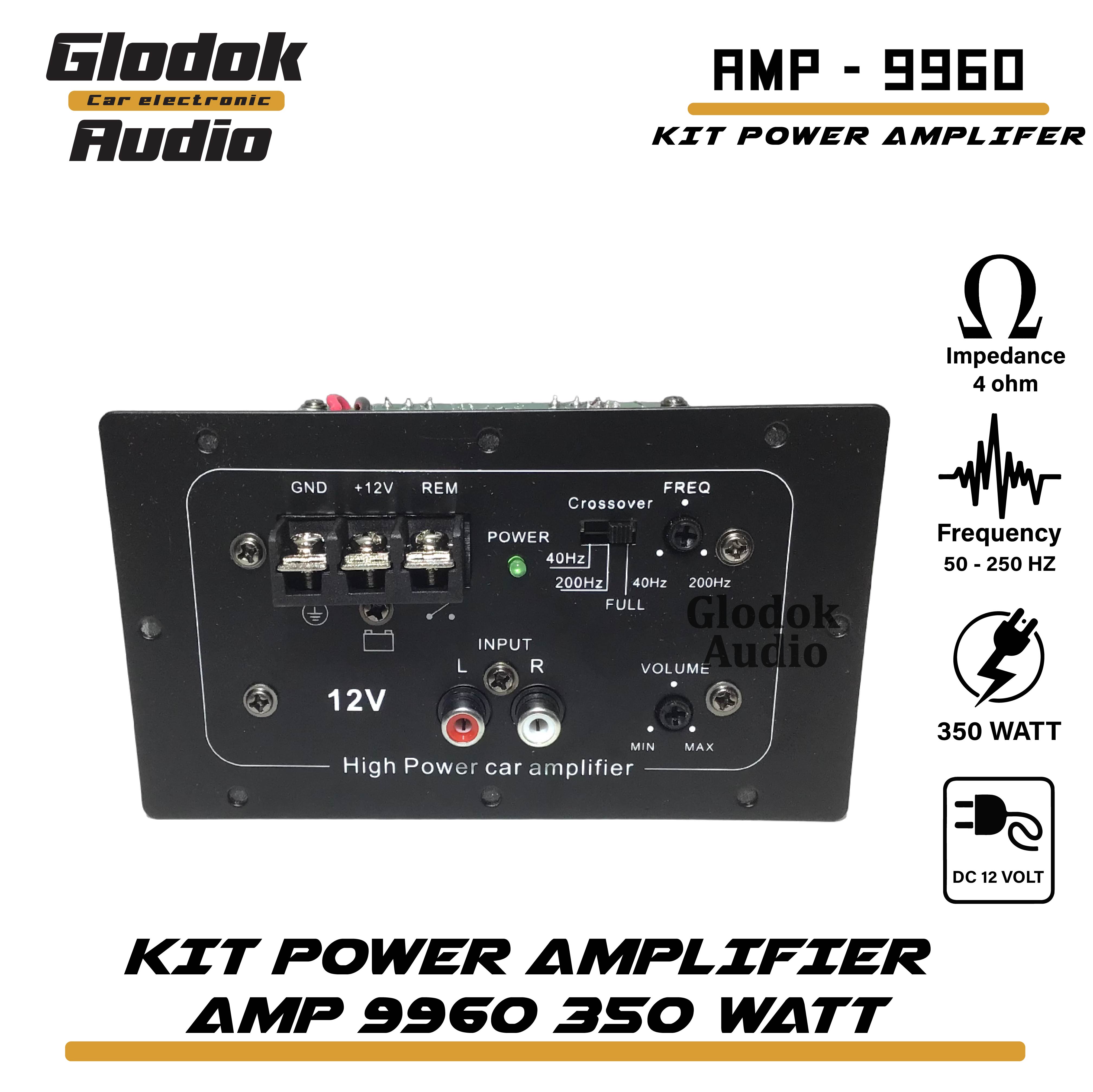 Kit Modul /Kit amplifier aktif dc 12volt 350 watts High Power amplifier